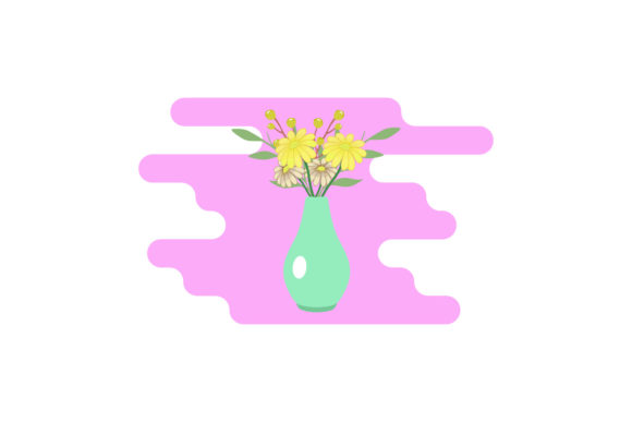 Beauty Flowers Cute Illustrations for Graphics and Crafts