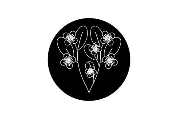 Beauty Flowers Icon Cute Line Style: Graphics & Freebies Review
