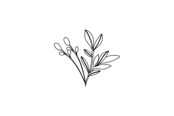 Beauty Flowers Line Style: A Review for Graphics and Freebies