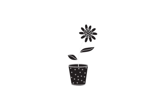 Cute Beauty Flowers Vector Line Style Graphics & Freebies