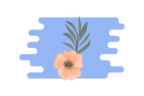 Cute Flowers Vector Graphics for Modern Illustrations
