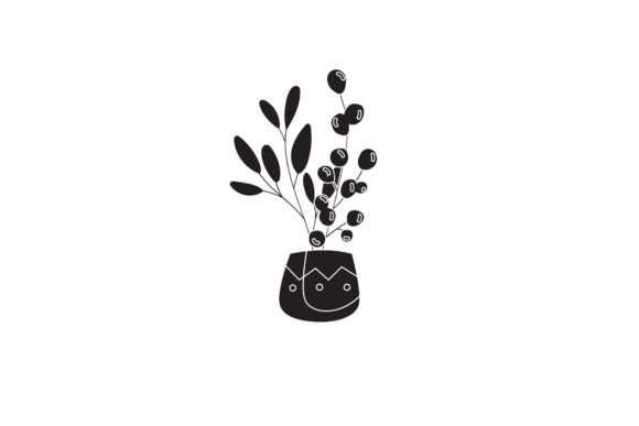 Flowers Beauty Cute White Line Style Graphics Freebies Review