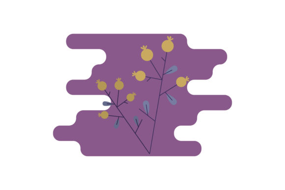 Flowers Cute Icons Graphics for Real Crafts