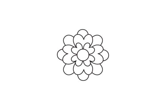Flowers Icon Vector Illustration for Modern Graphics and Illustrations