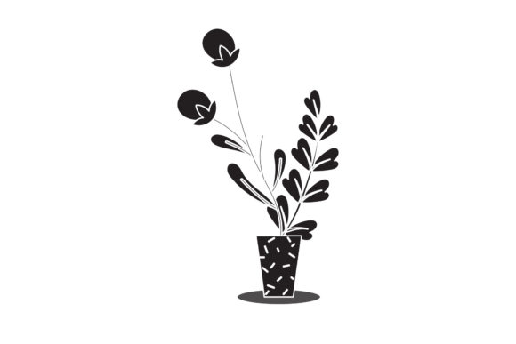 Flowers Icon White Line Styles Graphics Freebies Review