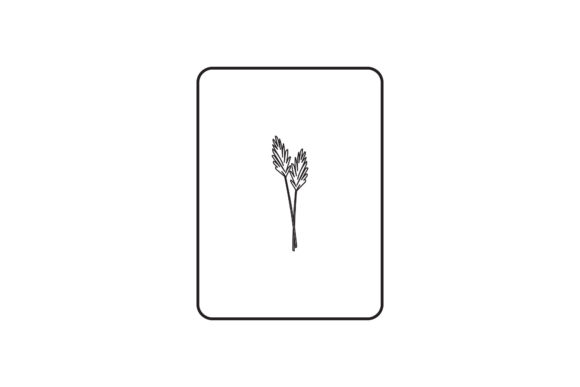 Flowers Illustration Card Line Style Graphics Freebies Review